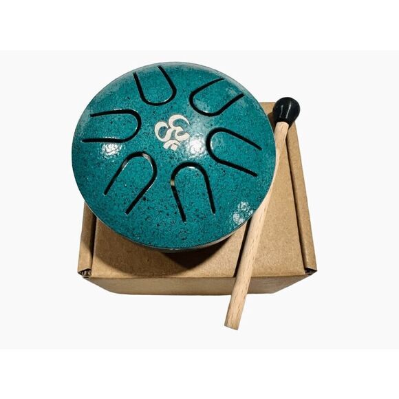 Mini Steel Tongue Rain Drum for Meditation Yoga Musical Education 3 Inch 6 Notes - Picture 7 of 7